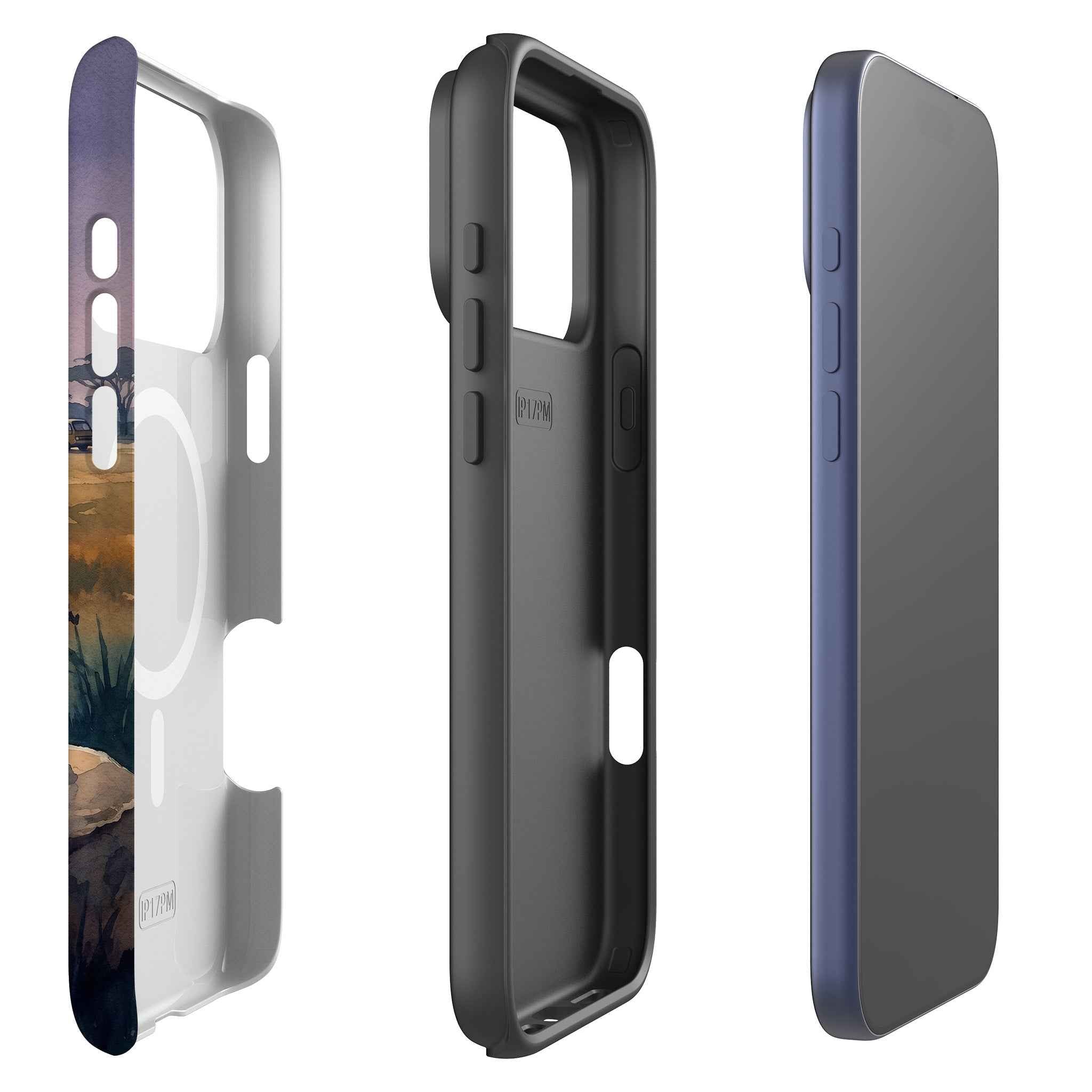 Aso-Oke Accent in the Landscape by Tobi Akinyemi — MagSafe Tough Case for iPhone — Finnaij