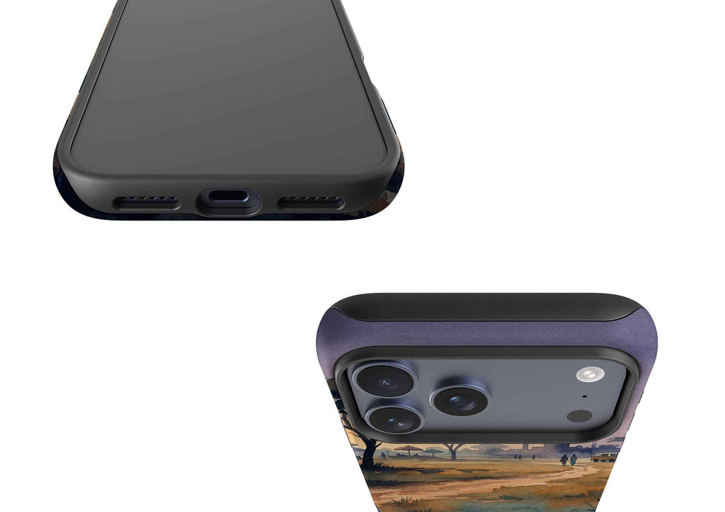 Aso-Oke Accent in the Landscape by Tobi Akinyemi — MagSafe Tough Case for iPhone — Finnaij