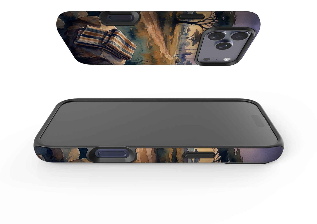 Aso-Oke Accent in the Landscape by Tobi Akinyemi — MagSafe Tough Case for iPhone — Finnaij