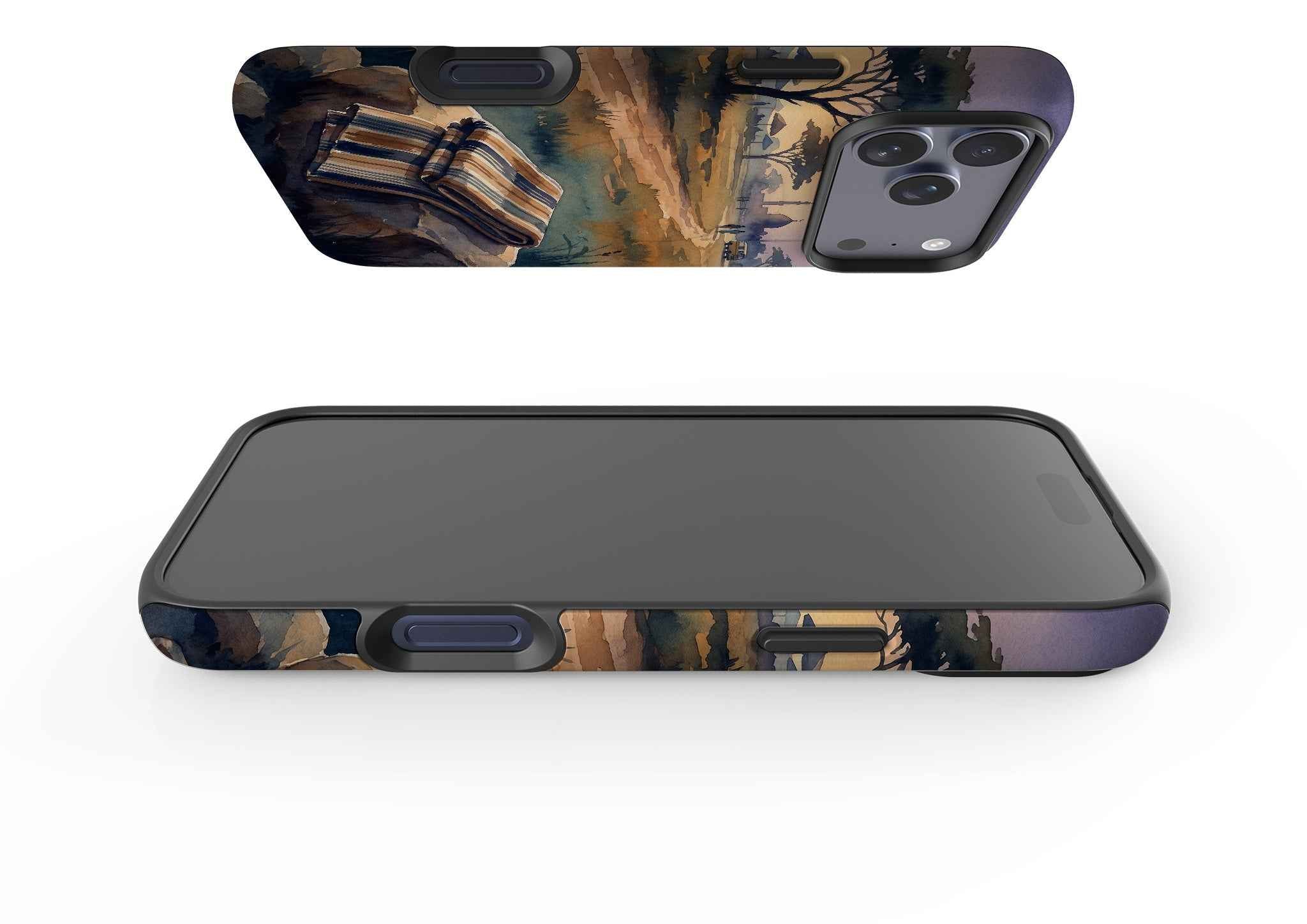 Aso-Oke Accent in the Landscape by Tobi Akinyemi — MagSafe Tough Case for iPhone — Finnaij