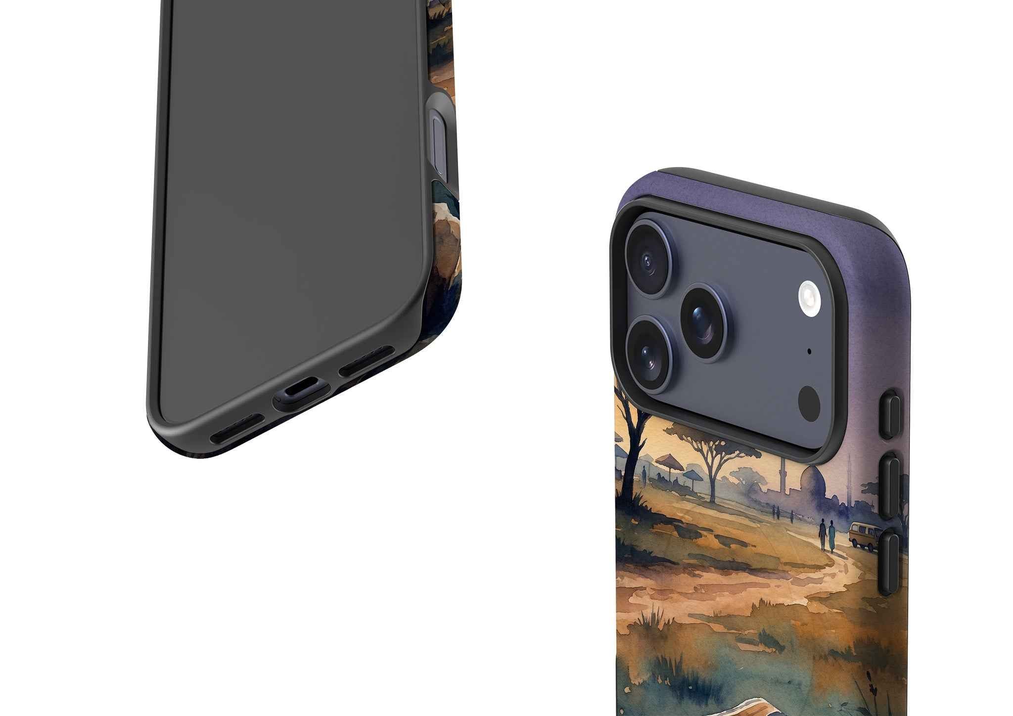Aso-Oke Accent in the Landscape by Tobi Akinyemi — MagSafe Tough Case for iPhone — Finnaij