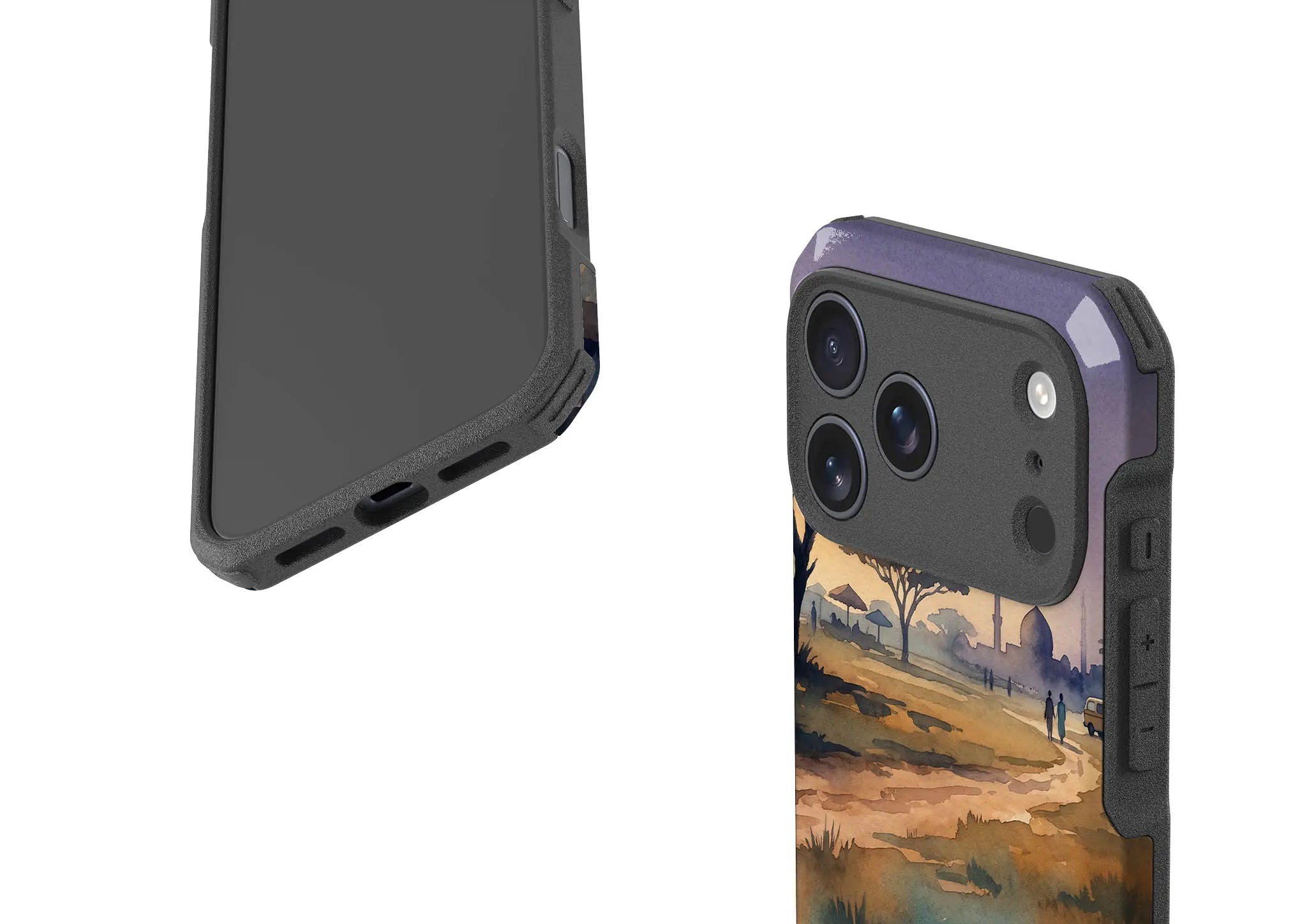 Aso-Oke Accent in the Landscape by Tobi Akinyemi — Impact Armour MagSafe Case for iPhone — Finnaij