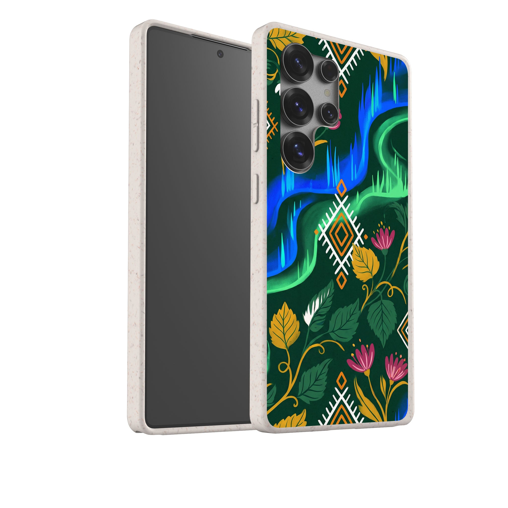 Aurora Birch Bloom by Aino Kallio Bio-degradable Case for Samsung Galaxy — Finnaij