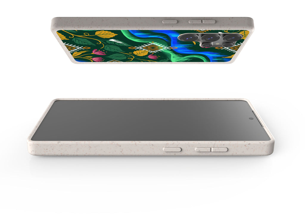 Aurora Birch Bloom by Aino Kallio Bio-degradable Case for Samsung Galaxy — Finnaij