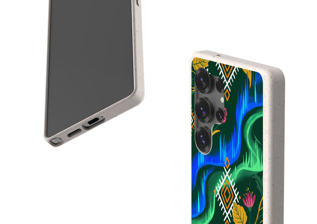 Aurora Birch Bloom by Aino Kallio Bio-degradable Case for Samsung Galaxy — Finnaij