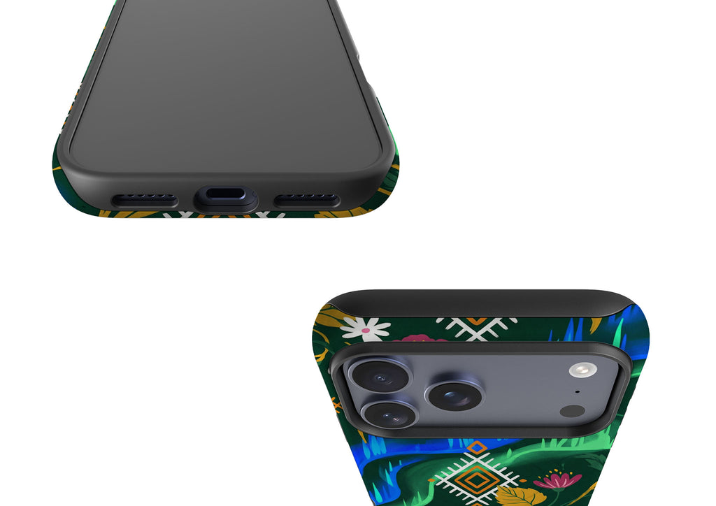 Aurora Birch Bloom by Aino Kallio — Magsafe Tough Case for iPhone — Finnaij