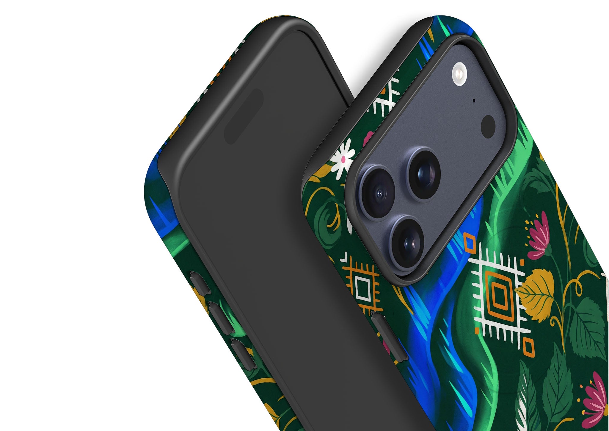 Aurora Birch Bloom by Aino Kallio — Magsafe Tough Case for iPhone — Finnaij
