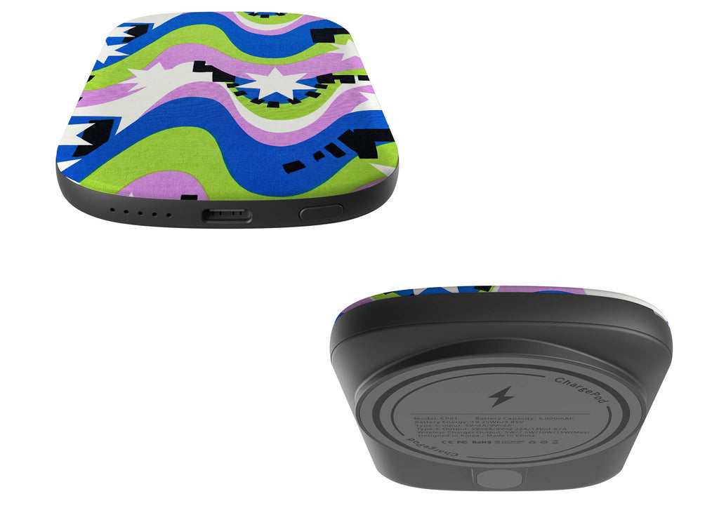 Aurora Pop Burst by Salla Niemi — MagSafe CHARGEPOD — Finnaij