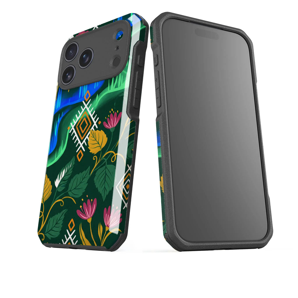 Aurora Birch Bloom by Aino Kallio — Impact Armour MagSafe Case for iPhone — Finnaij