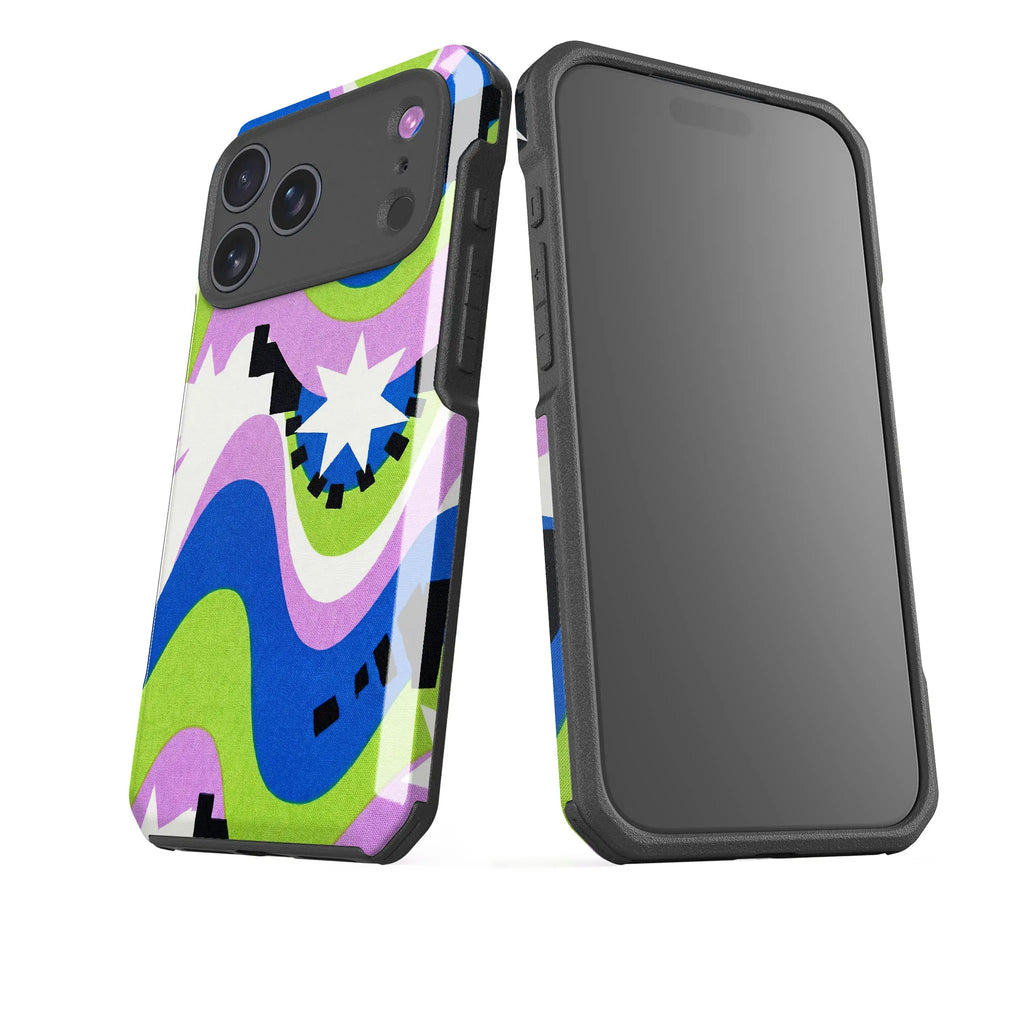 Aurora Pop Burst by Salla Niemi — Impact Armour MagSafe Case for iPhone — Finnaij