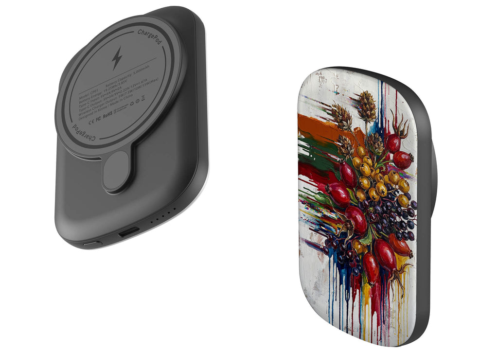 Autumn Berries and Botanicals by Frida Lövström — MagSafe CHARGEPOD — Finnaij