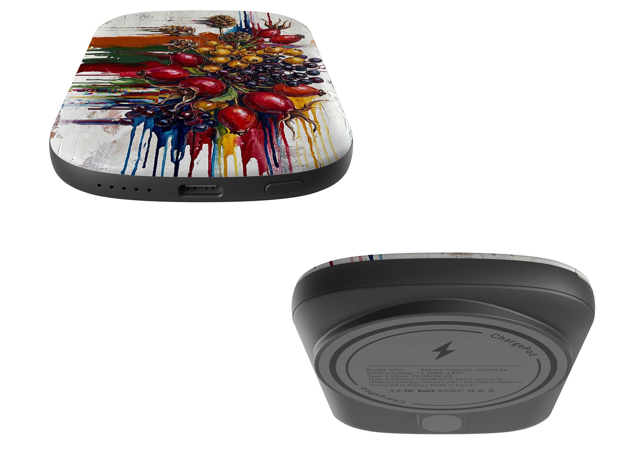 Autumn Berries and Botanicals by Frida Lövström — MagSafe CHARGEPOD — Finnaij