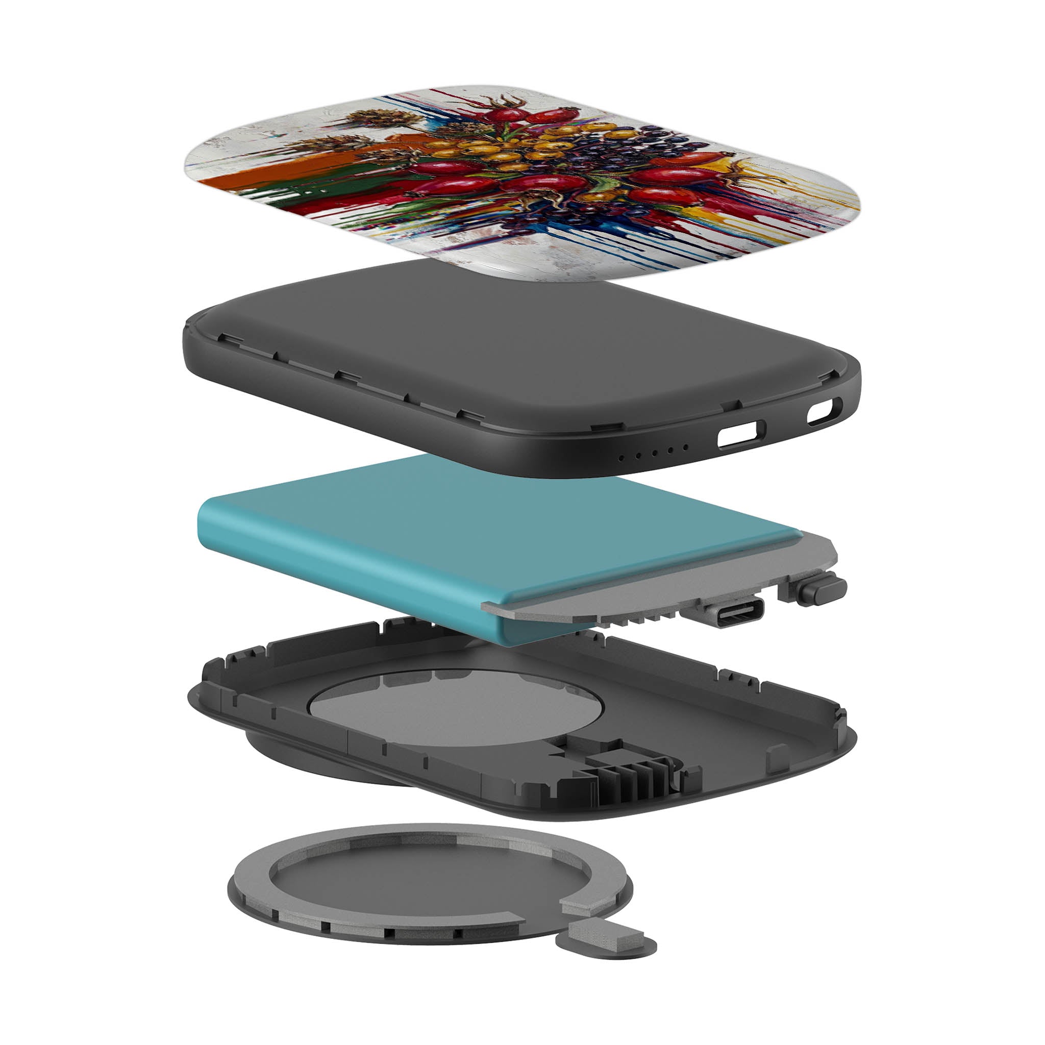 Autumn Berries and Botanicals by Frida Lövström — MagSafe CHARGEPOD — Finnaij