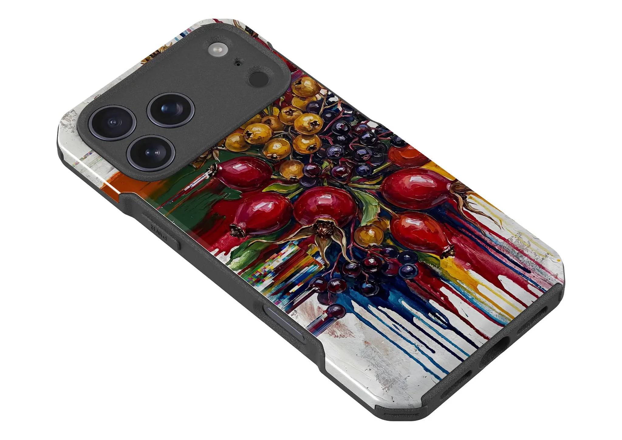 Autumn Berries and Botanicals by Frida Lövström — Impact Armour MagSafe Case for iPhone — Finnaij