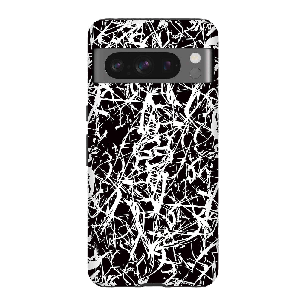 Black-White Grunge — Tough Case for Google Pixel — Finnaij