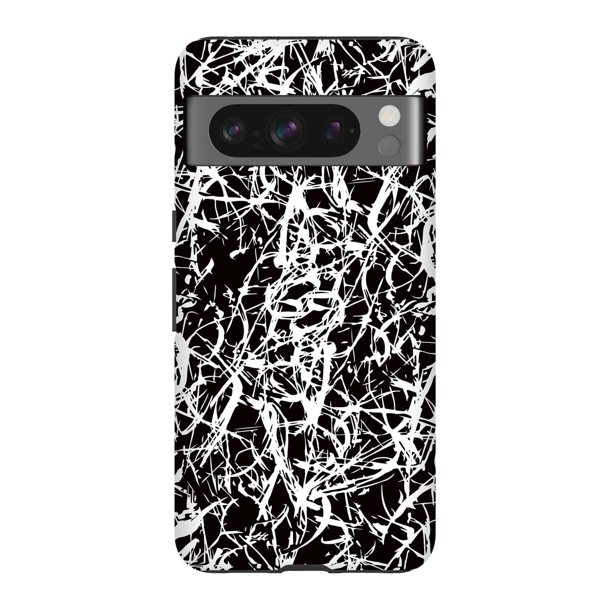 Black-White Grunge — Tough Case for Google Pixel — Finnaij
