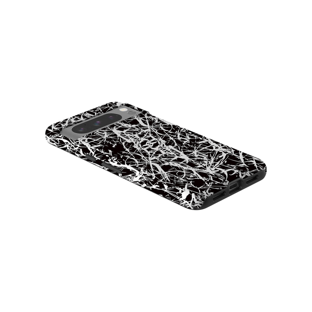Black-White Grunge Tough Case for Google Pixel — Finnaij