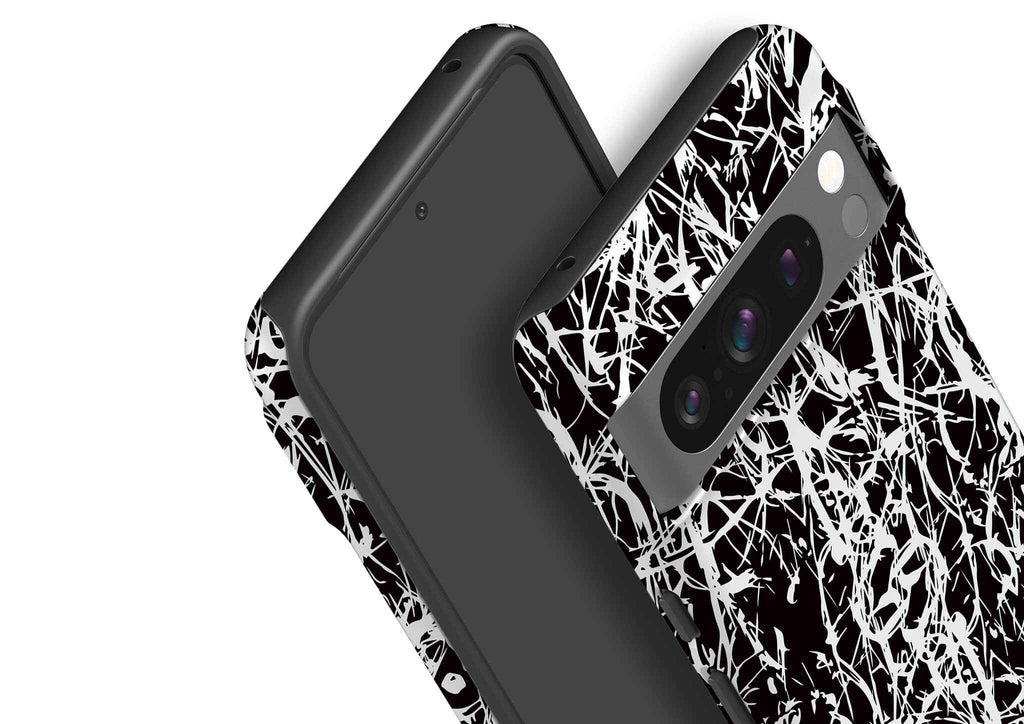 Black-White Grunge — Tough Case for Google Pixel — Finnaij