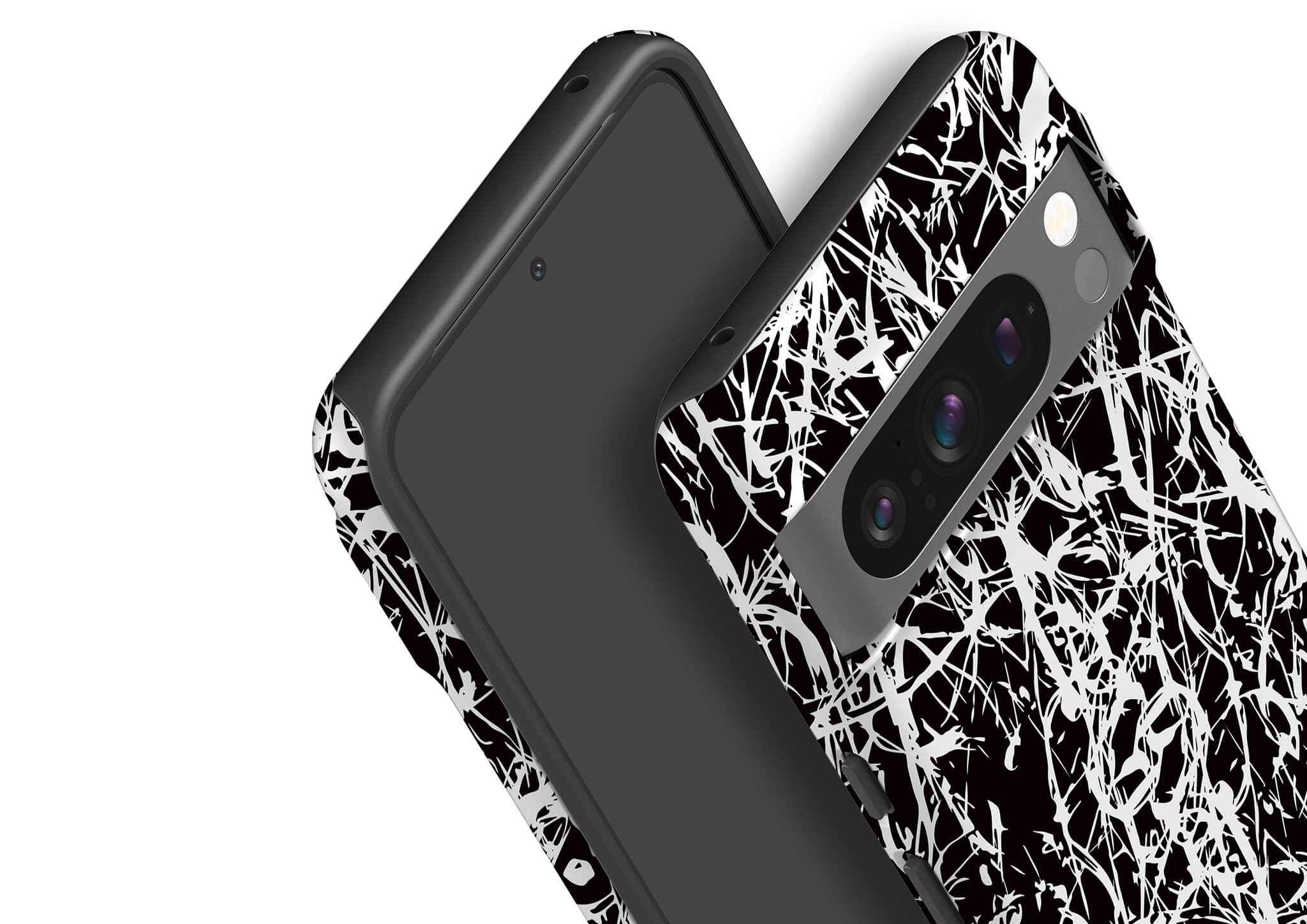 Black-White Grunge — Tough Case for Google Pixel — Finnaij