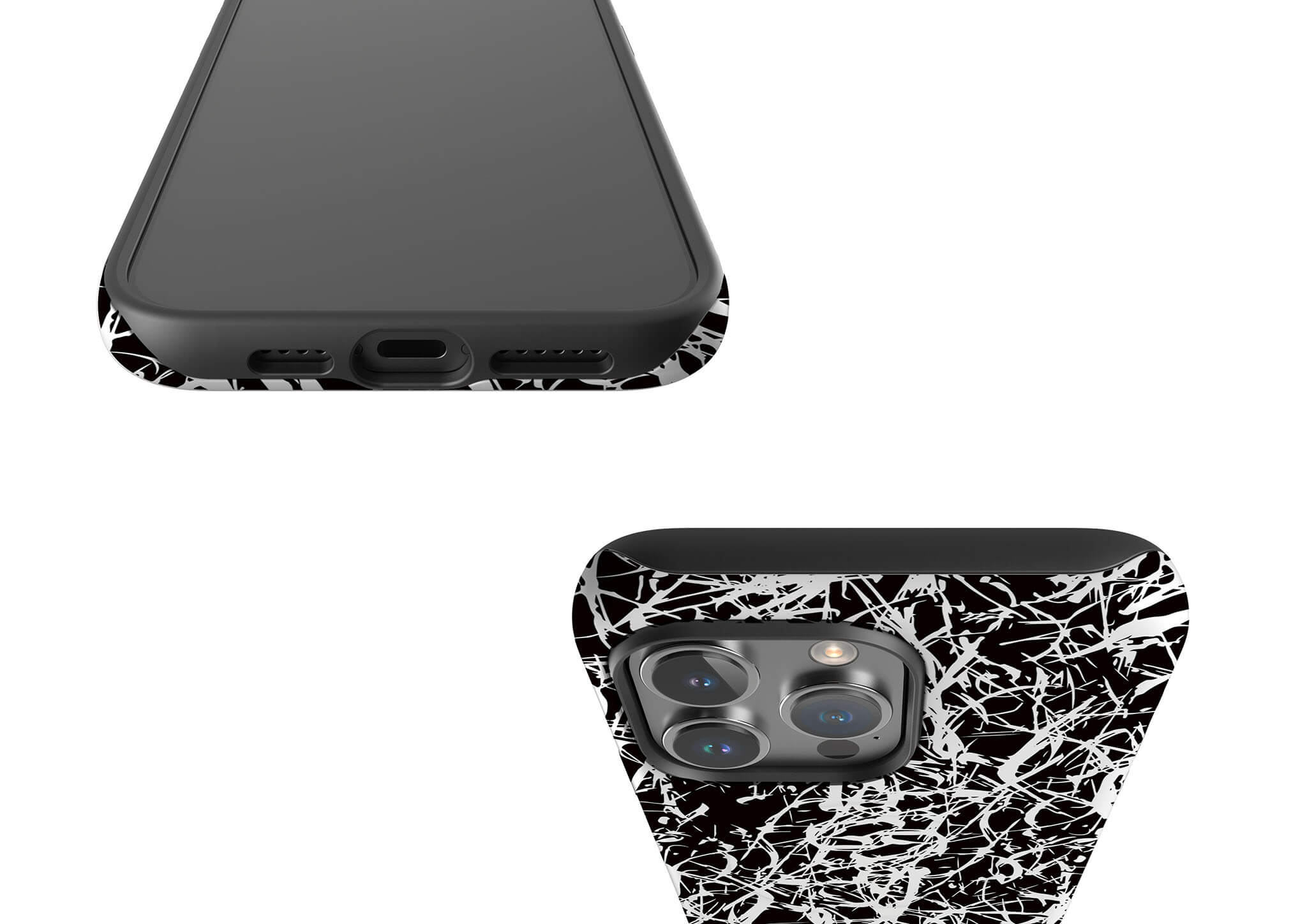 Black-White Grunge — Magsafe Tough Case for iPhone — Finnaij