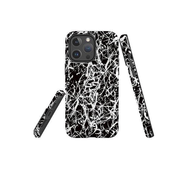 Black-White Grunge - iPhone Magsafe Tough Case