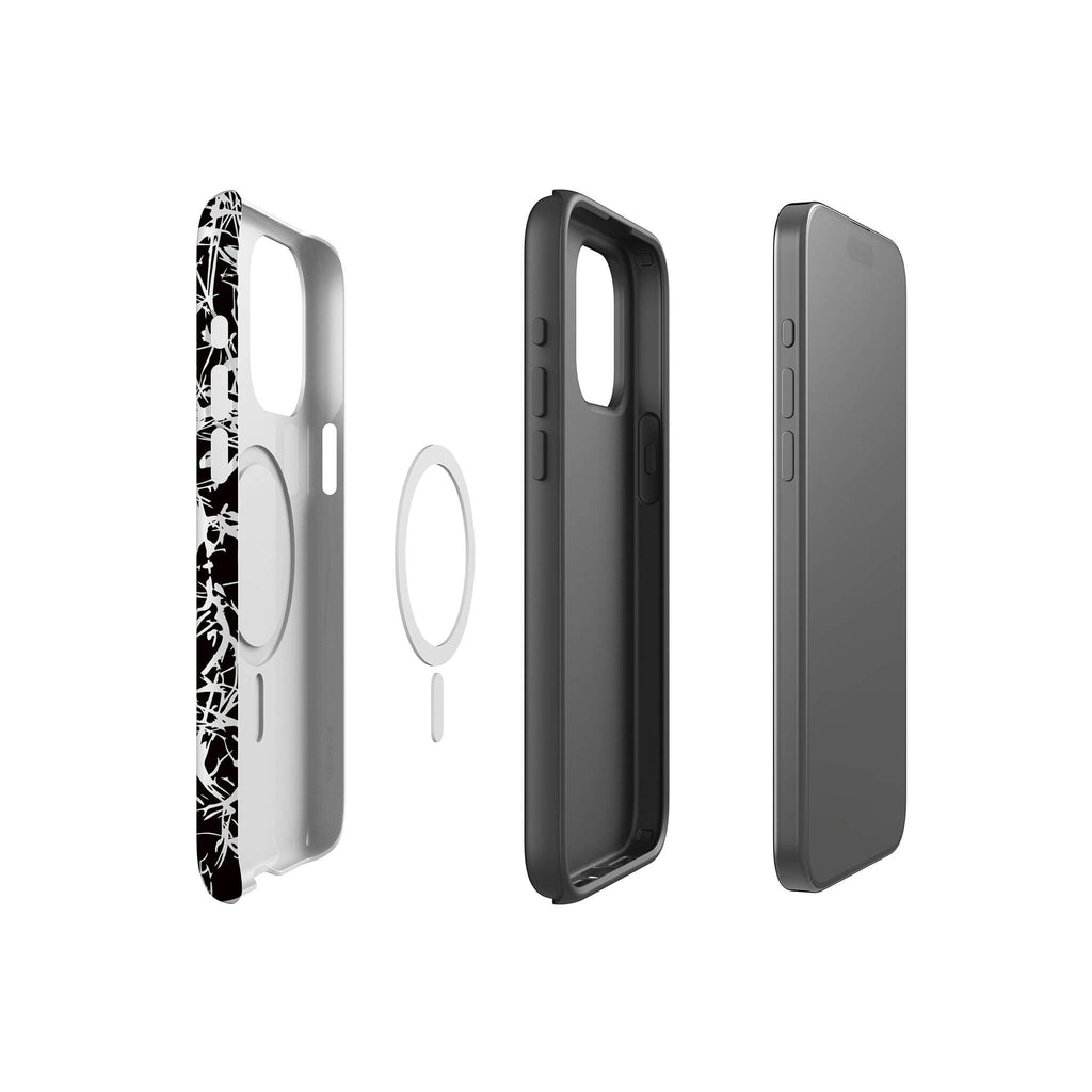 Black-White Grunge — Magsafe Tough Case for iPhone — Finnaij