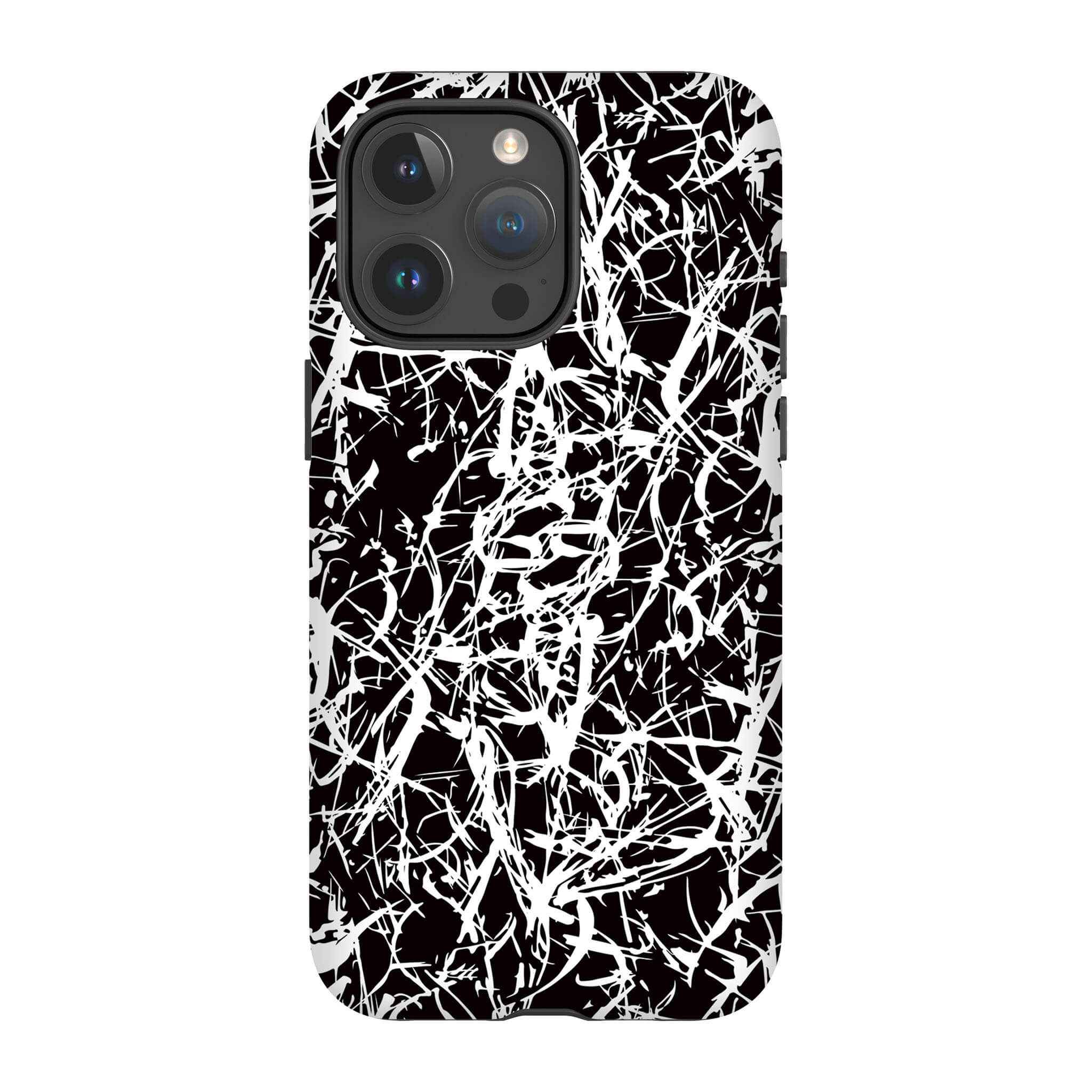Black-White Grunge — Tough Case for iPhone — Finnaij