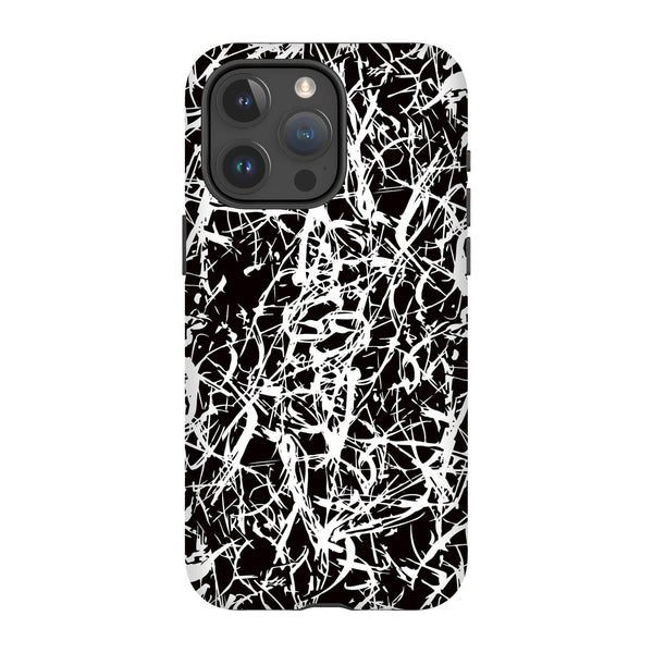 Black-White Grunge - iPhone Tough Case