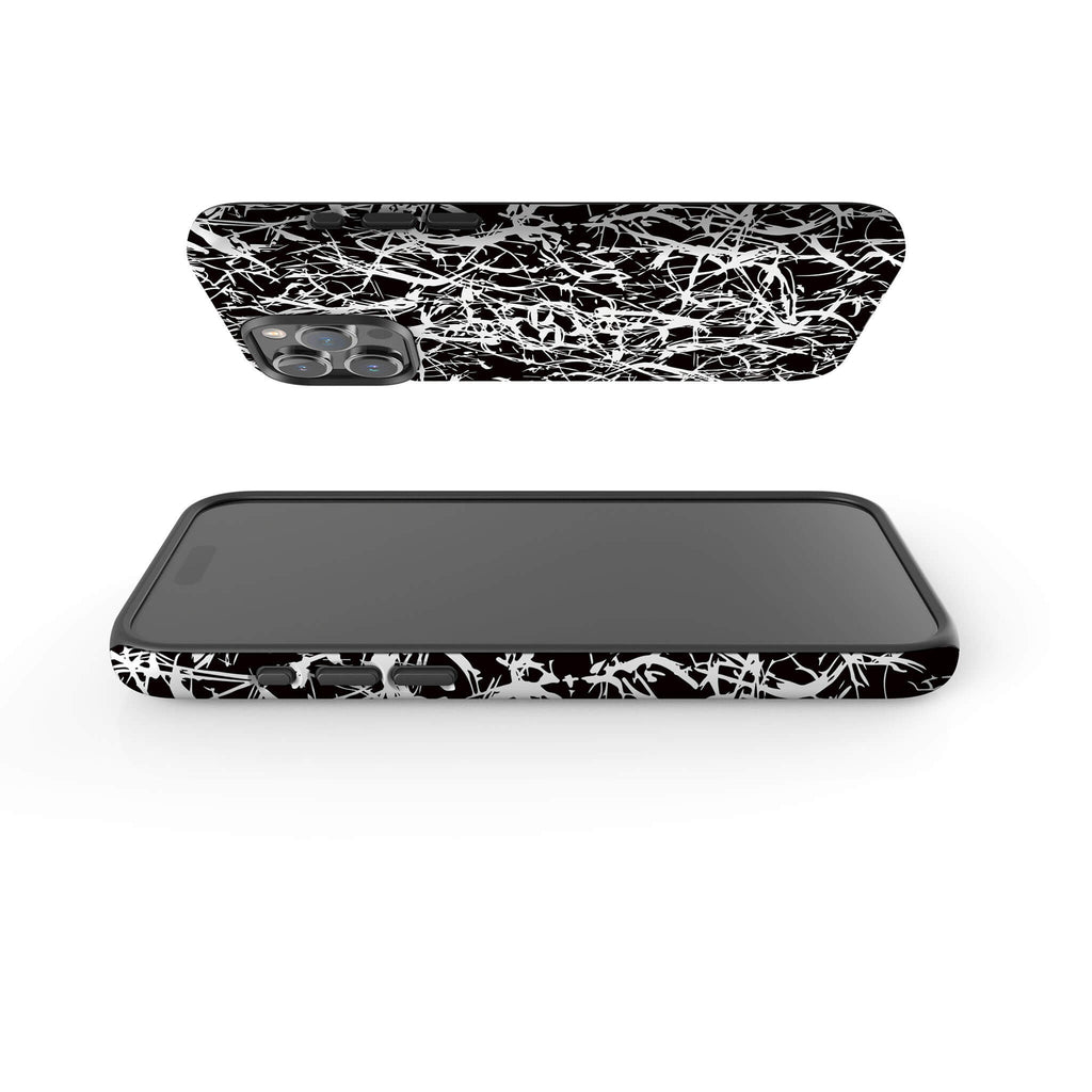 Black-White Grunge Tough Case for iPhone — Finnaij