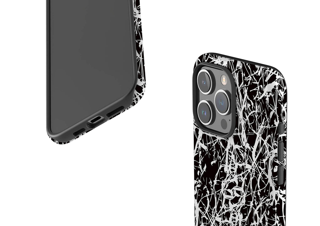 Black-White Grunge Tough Case for iPhone — Finnaij