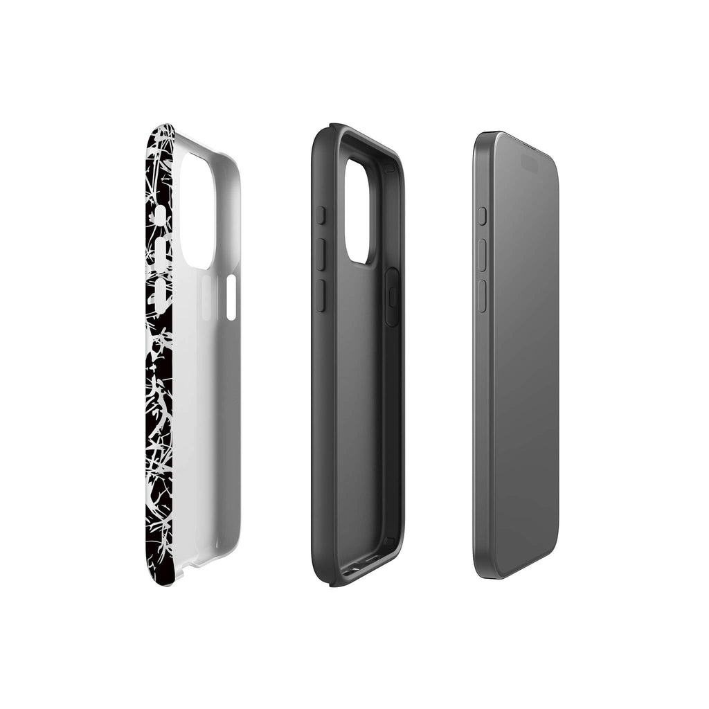 Black-White Grunge Tough Case for iPhone — Finnaij