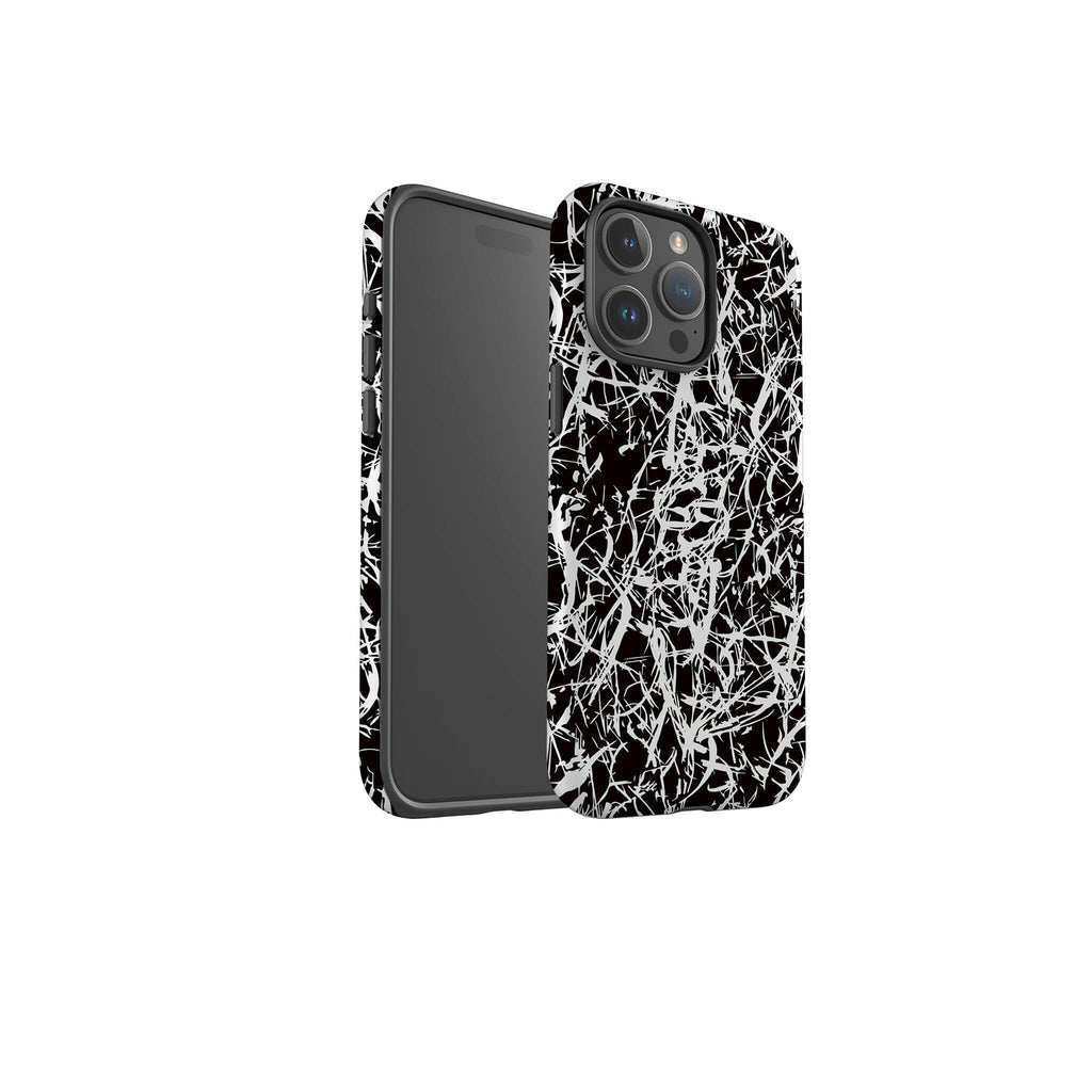Black-White Grunge Tough Case for iPhone — Finnaij