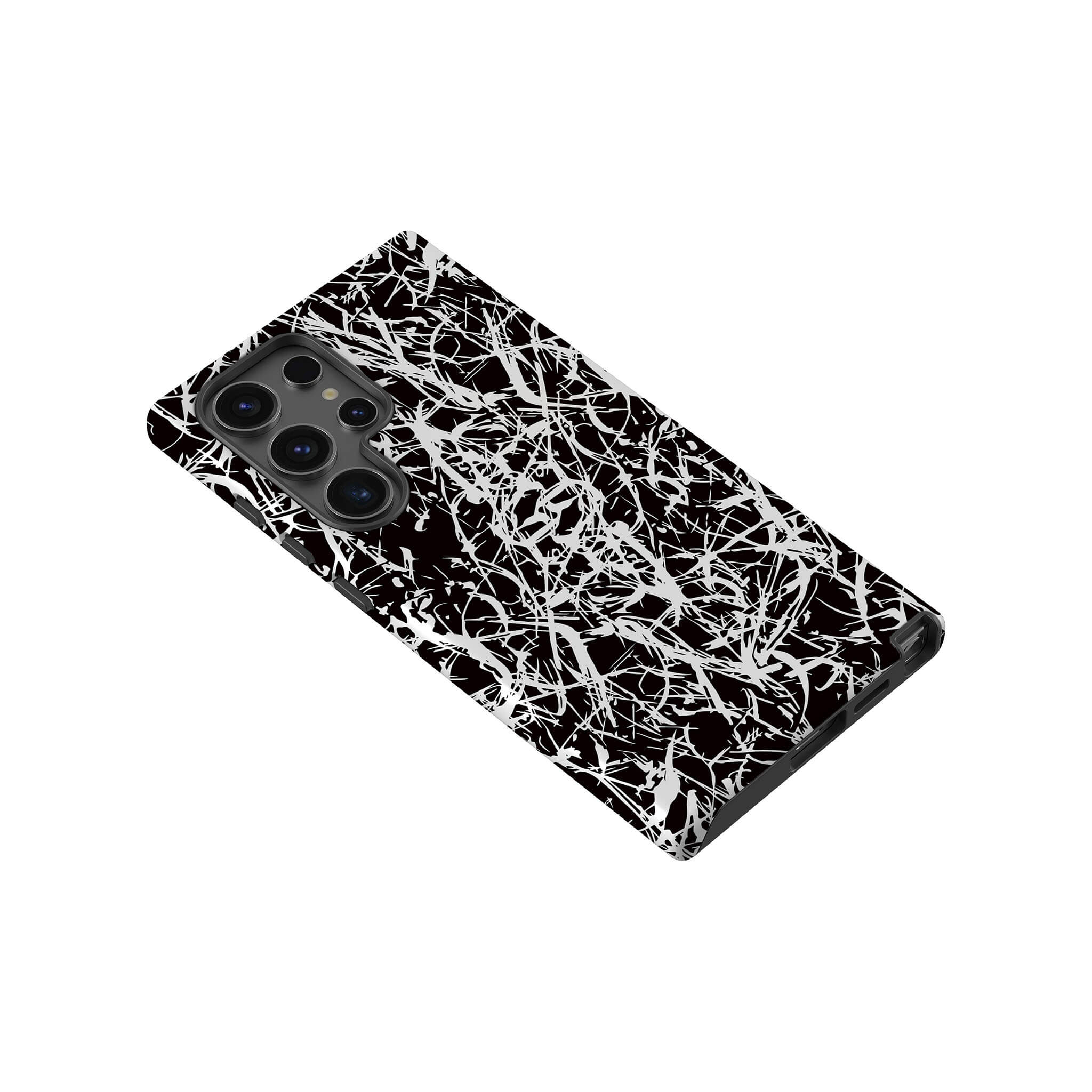 Black-White Grunge Tough Case for Samsung Galaxy — Finnaij