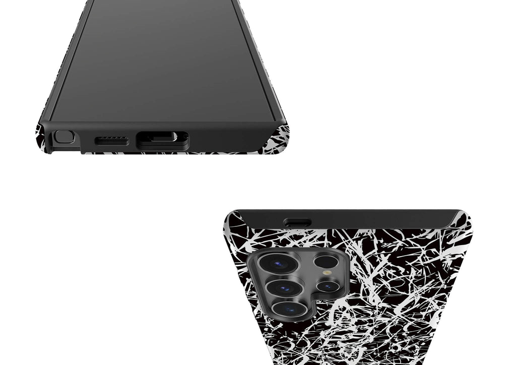 Black-White Grunge Tough Case for Samsung Galaxy — Finnaij