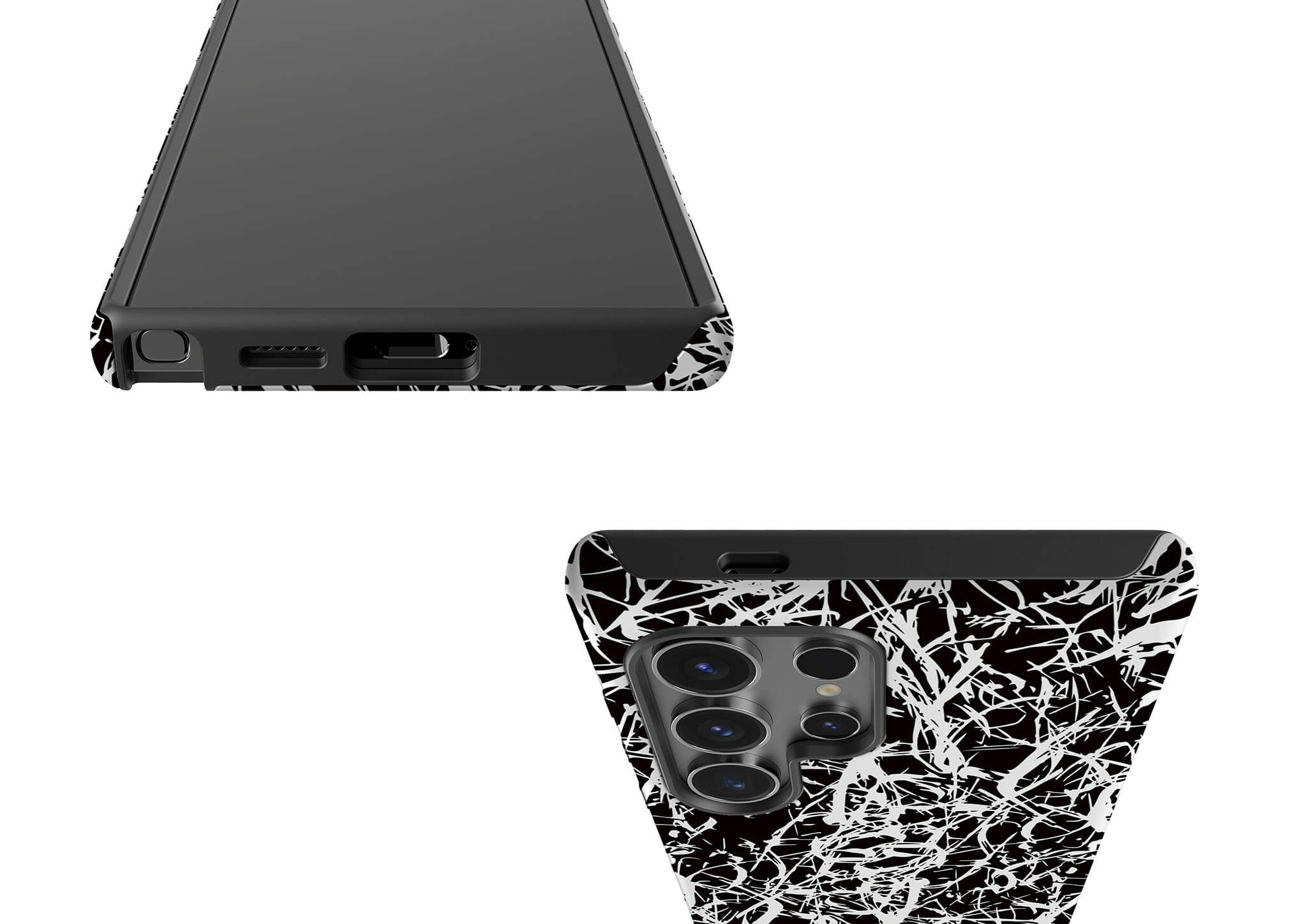 Black-White Grunge Tough Case for Samsung Galaxy — Finnaij