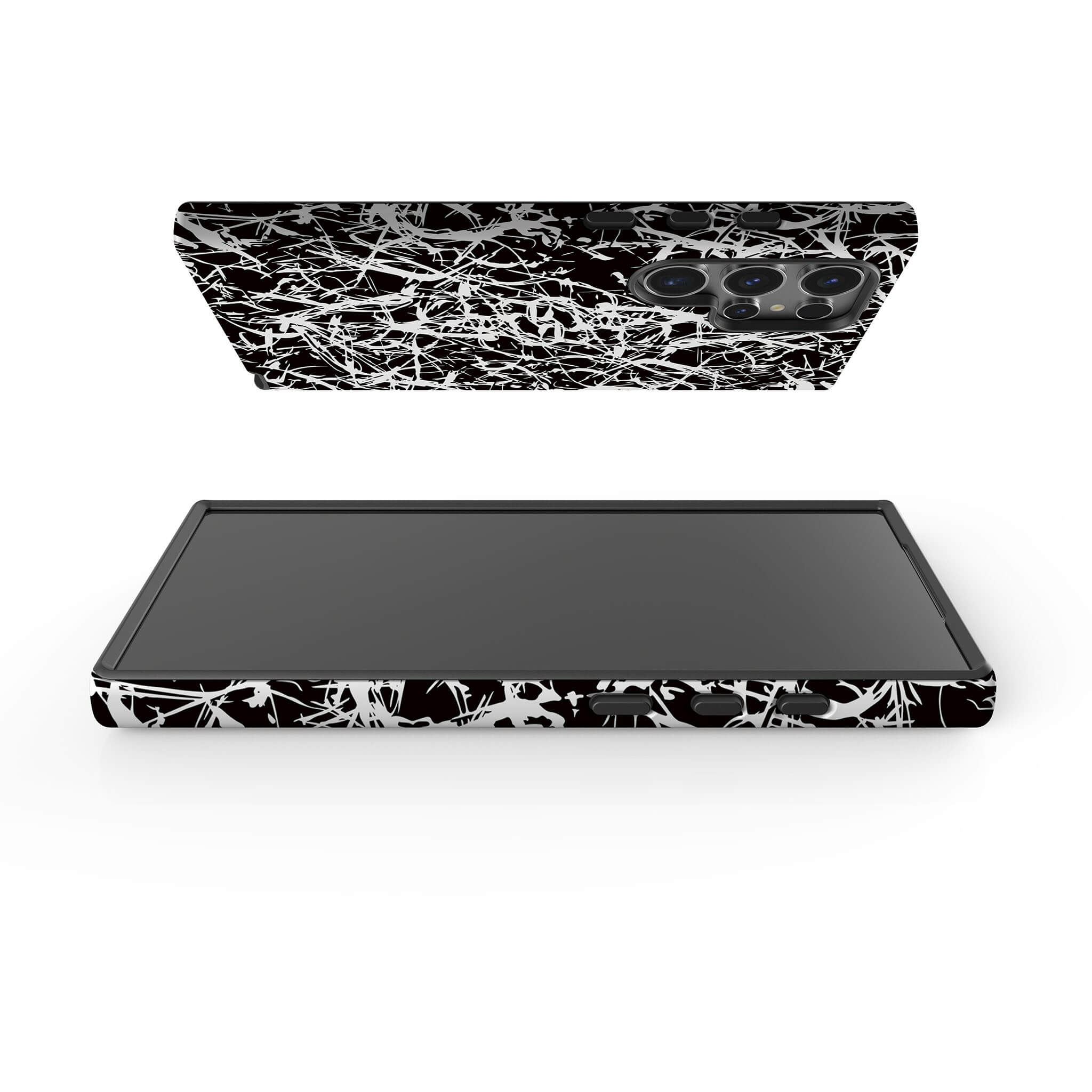 Black-White Grunge Tough Case for Samsung Galaxy — Finnaij