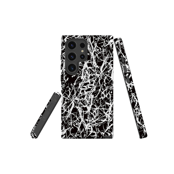 Black-White Grunge - Samsung Tough Case