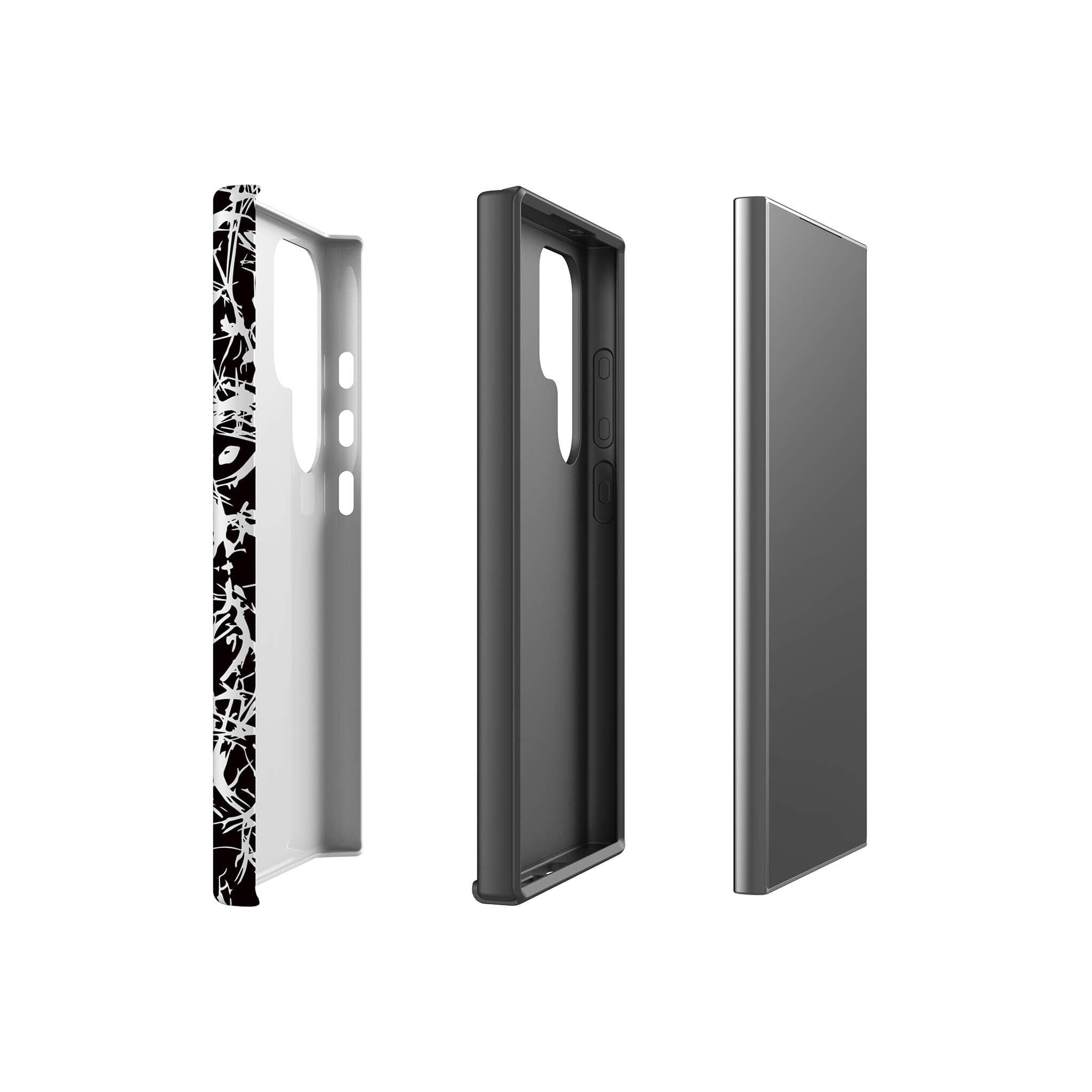 Black-White Grunge Tough Case for Samsung Galaxy — Finnaij