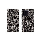 Black-White Grunge — Folio Wallet Case for iPhone — Finnaij