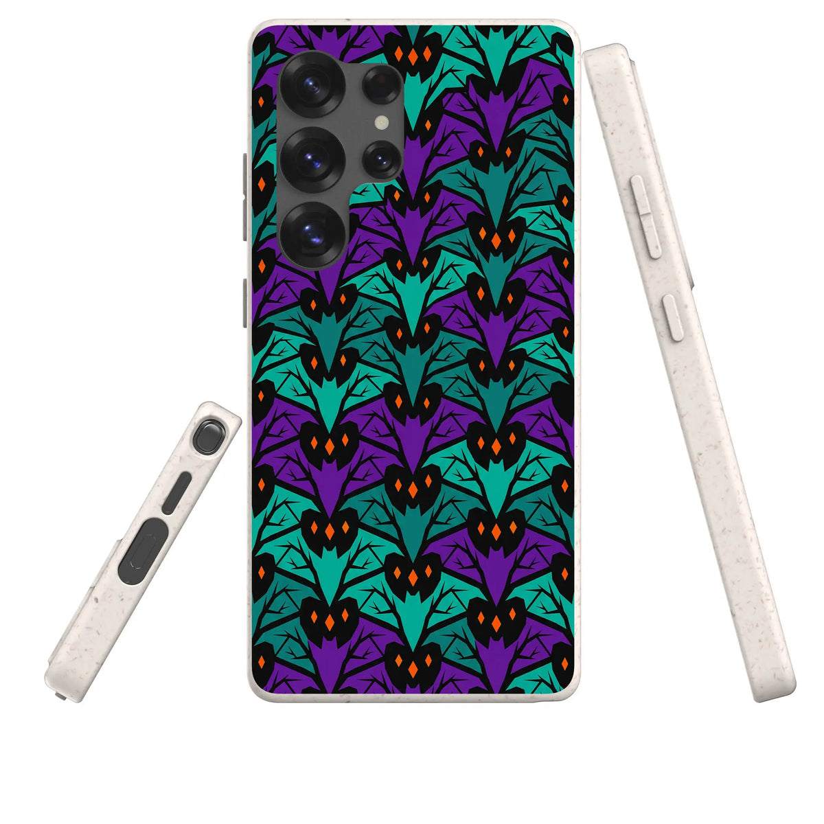 Bat Forest — Samsung Galaxy Bio-degradable Case — Three Quarter — Finnaij