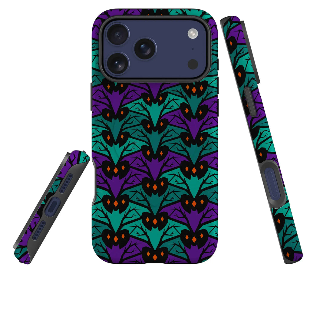 Bat Forest — MagSafe Tough Case for iPhone — Three Quarter — Finnaij