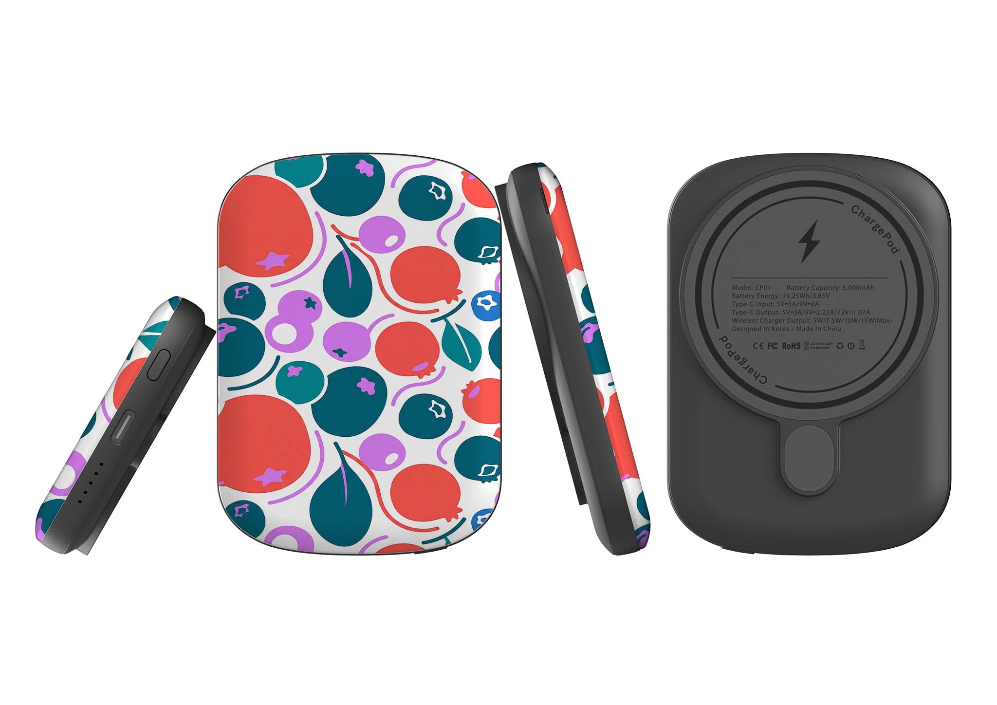 Berry Icon Remix by Salla Niemi — MagSafe CHARGEPOD — Finnaij