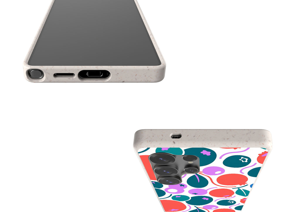 Berry Icon Remix by Salla Niemi Bio-degradable Case for Samsung Galaxy — Finnaij