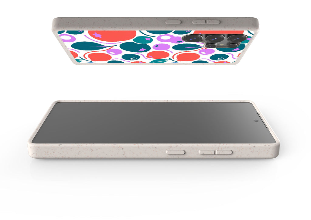 Berry Icon Remix by Salla Niemi Bio-degradable Case for Samsung Galaxy — Finnaij