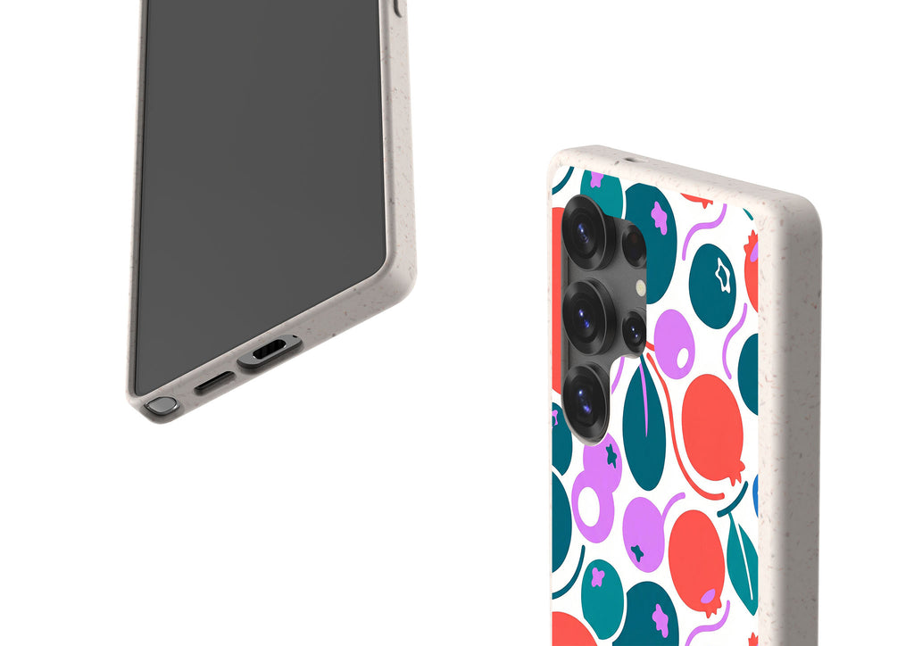 Berry Icon Remix by Salla Niemi Bio-degradable Case for Samsung Galaxy — Finnaij