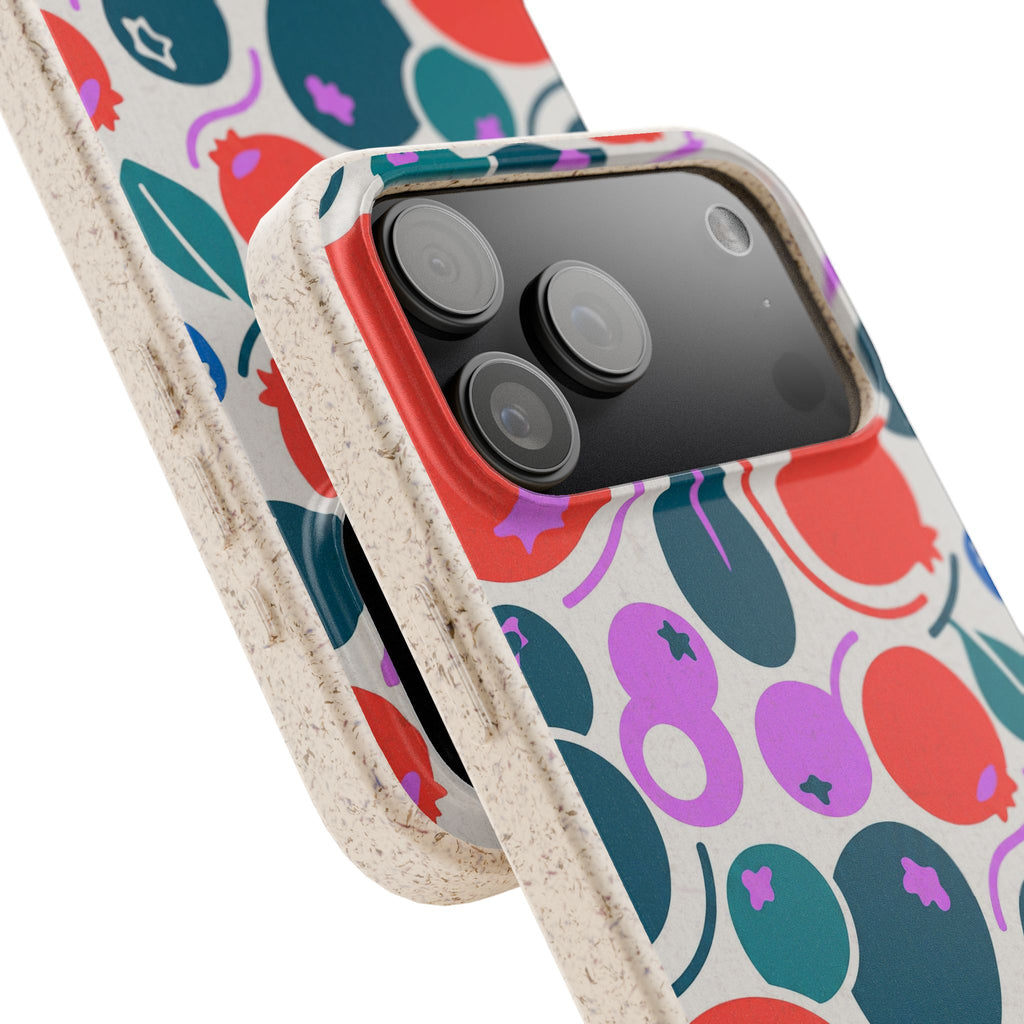Berry Icon Remix by Salla Niemi — iPhone Bio-degradable Case — Finnaij