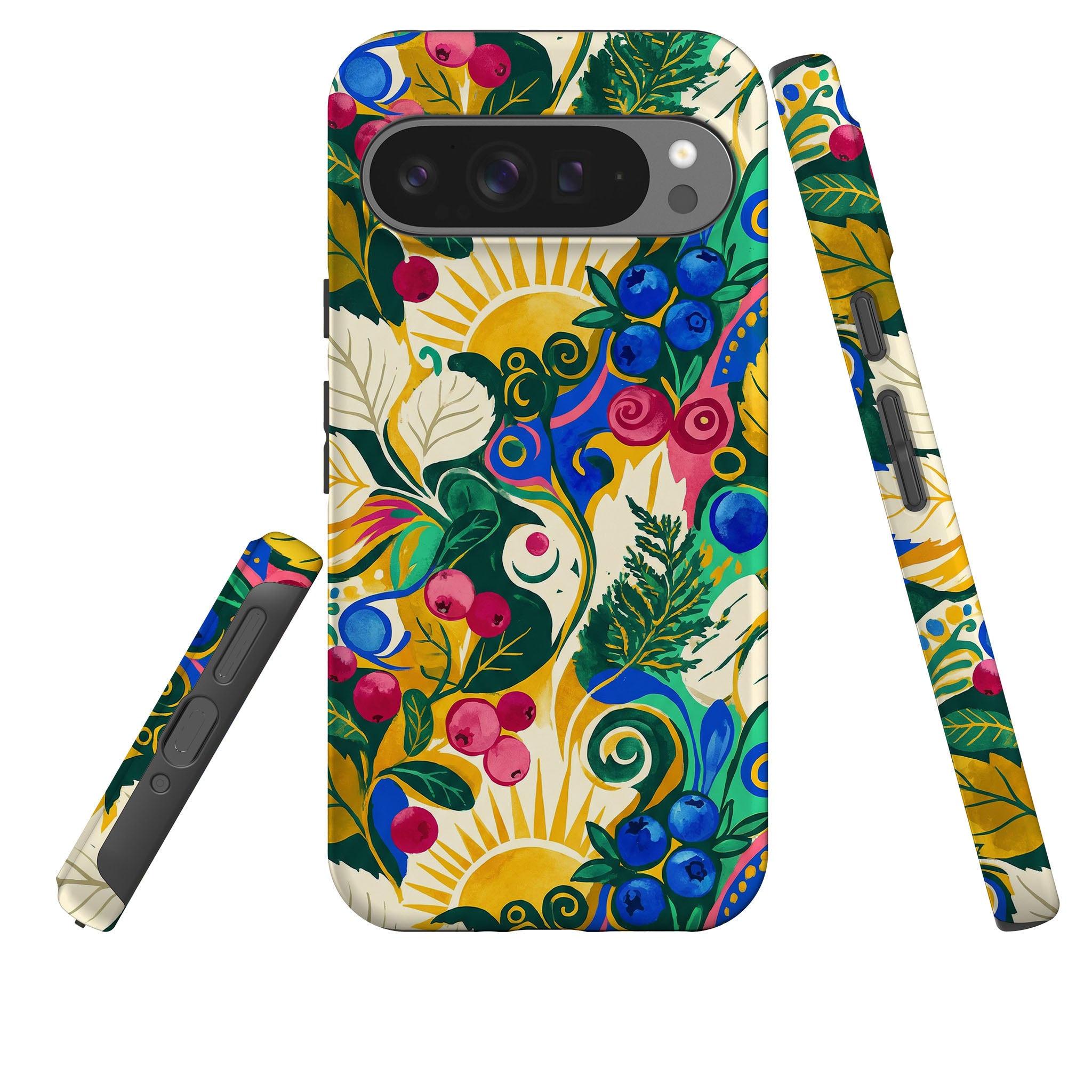 Berry Meadow Glow by Aino Kallio Tough Case for Google Pixel — Finnaij