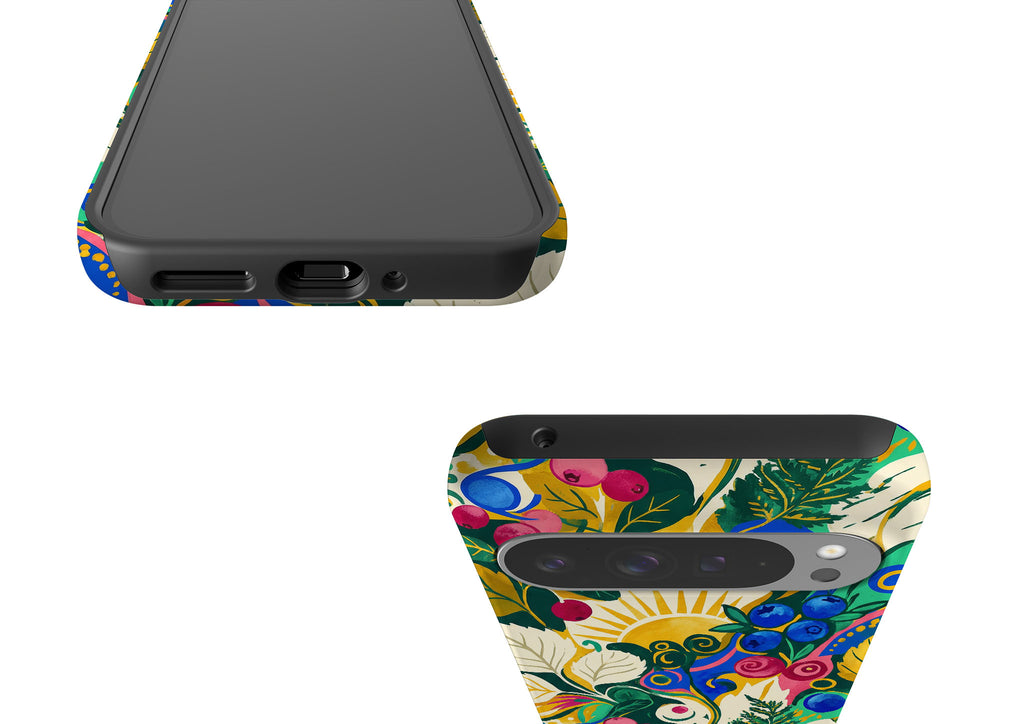 Berry Meadow Glow by Aino Kallio Tough Case for Google Pixel — Finnaij