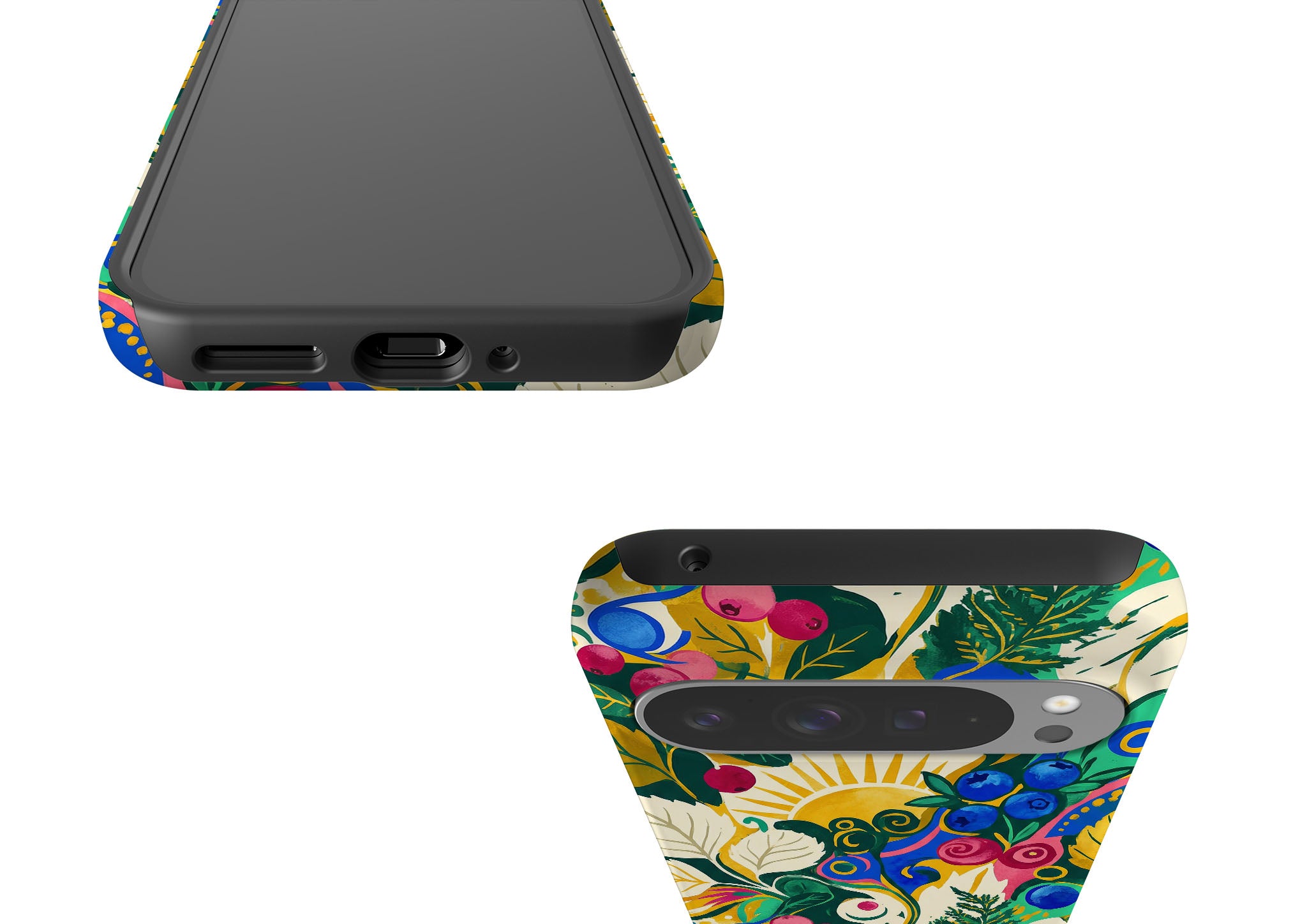 Berry Meadow Glow by Aino Kallio Tough Case for Google Pixel — Finnaij