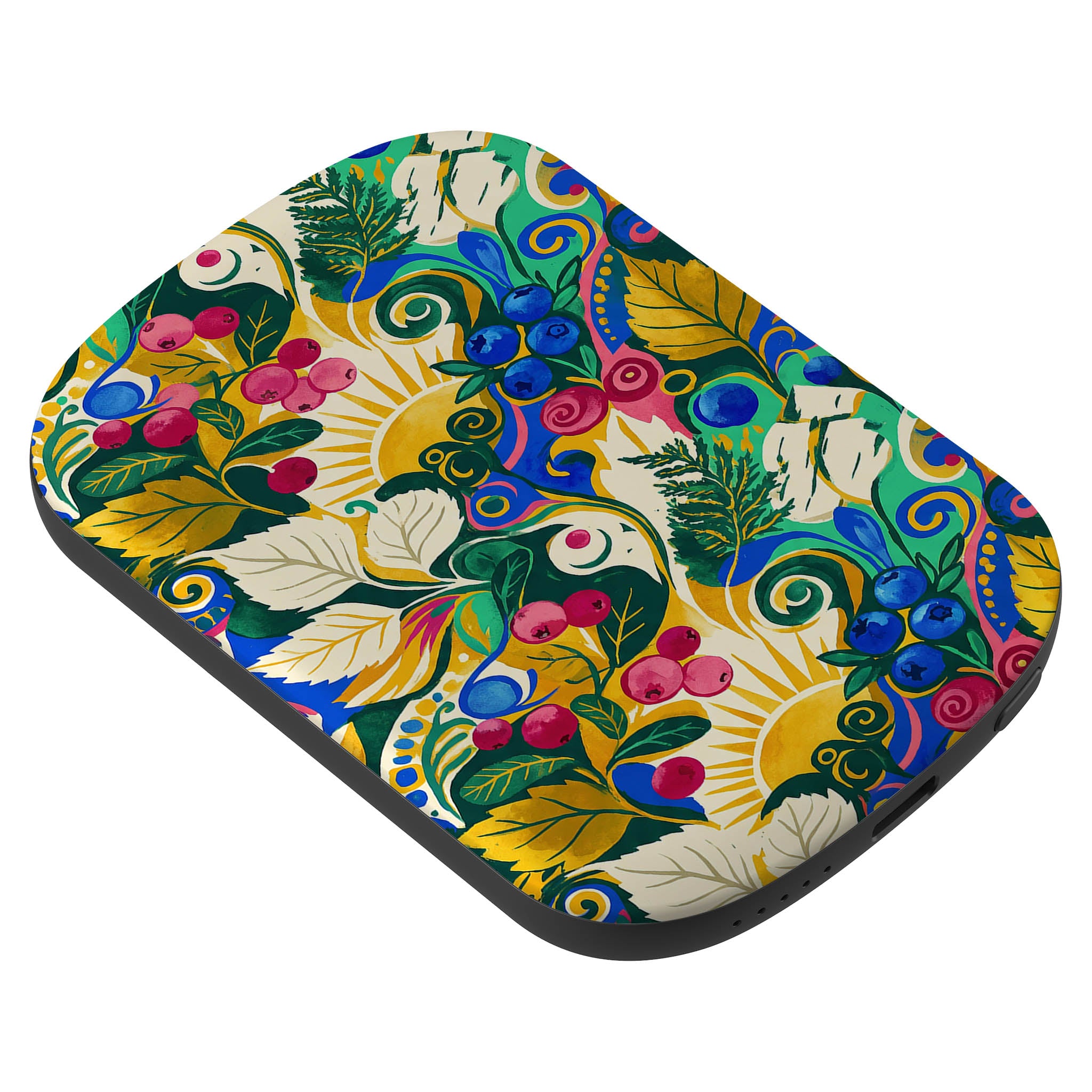 Berry Meadow Glow by Aino Kallio — MagSafe CHARGEPOD — Finnaij